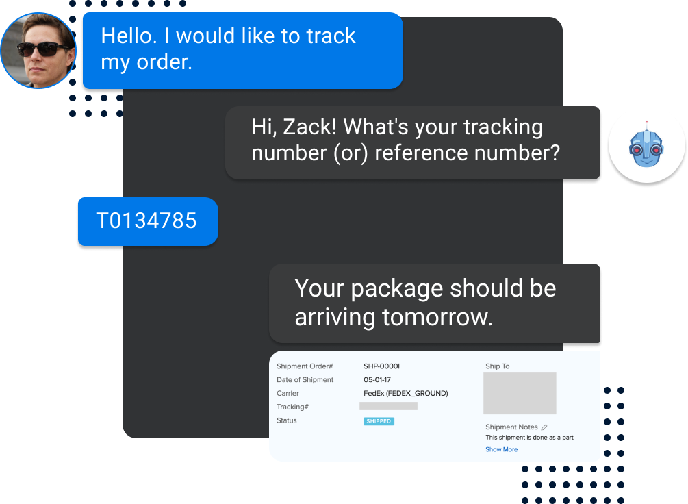 order tracking bot